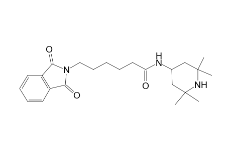 6-(1,3-dioxo-2-isoindolyl)-N-(2,2,6,6-tetramethyl-4-piperidinyl)hexanamide