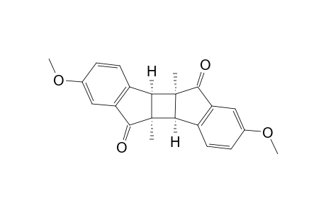 (5a.alpha.,5b.alpha.,10a.alpha.,10b.alpha.)-5a,5b,10a,10b-Tetrahydro-3,8-dimethoxy-5a,10a-dimethylcyclobuta[1,2-a:3,4-a']diindene-5,10-dione