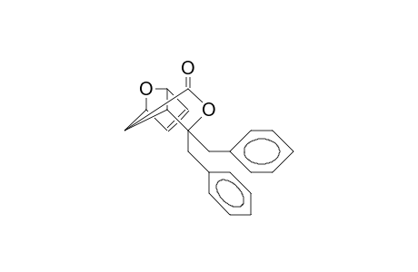 5,5-Dibenzyl-4,10-dioxa-exo-tricyclo-[5.2.0(2,6)]-dec-8-en-3-one