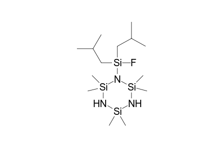Cyclotrisilazane, 1-[fluorobis(2-methylpropyl)silyl]-2,2,4,4,6,6-hexamethyl-