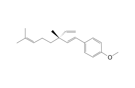 (3R)-3-Ethenyl-1-(4'-methoxyphenyl)-3,7-dimethylocta-1,6-diene