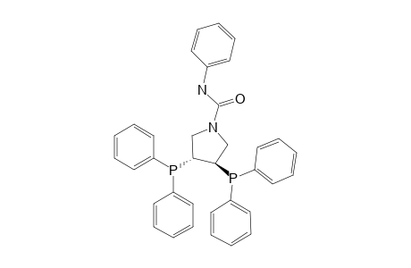 (3R,4R)-3,4-bis[di(phenyl)phosphanyl]-N-phenylpyrrolidine-1-carboxamide