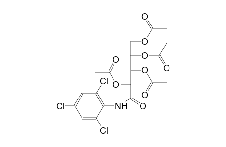 1,2,4-tris(acetyloxy)-5-oxo-6-(2,4,6-trichlorophenyl)hexan-3-yl acetate