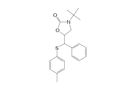 (5SR,6RS)-3-TERT.-BUTYL-5-[1'-(4-METHYLPHENYLTHIO)-BENZYL]-OXAZOLIDIN-2-ONE