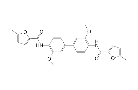 N-{3,3'-dimethoxy-4'-[(5-methyl-2-furoyl)amino][1,1'-biphenyl]-4-yl}-5-methyl-2-furamide