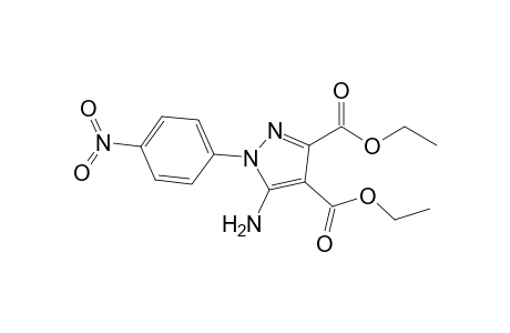 5-Amino-1-(4-nitrophenyl)pyrazole-3,4-dicarboxylic acid diethyl ester
