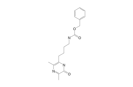 6-(4-BENZYLOXYCARBONYLAMINOBUTYL)-3,5-DIMETHYL-2(1H)-PYRAZINONE