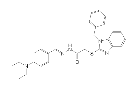 acetic acid, [[1-(phenylmethyl)-1H-benzimidazol-2-yl]thio]-, 2-[(E)-[4-(diethylamino)phenyl]methylidene]hydrazide
