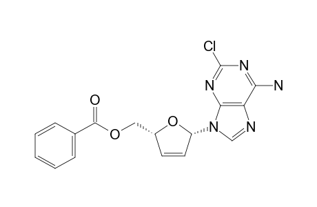 benzoic acid [(2R,5S)-5-(6-amino-2-chloro-purin-9-yl)-2,5-dihydrofuran-2-yl]methyl ester