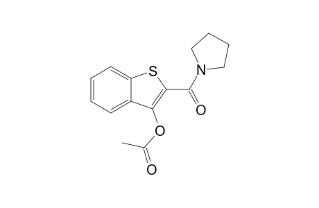 2-(Pyrrolidin-1-ylcarbonyl)benzo[b]thiophen-3-yl Acetate