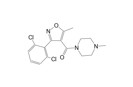 1-{[3-(2,6-dichlorophenyl)-5-methyl-4-isoxazolyl]carbonyl}-4-methylpiperazine