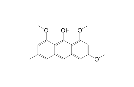 1,3,8-trimethoxy-6-methylanthracen-9-ol