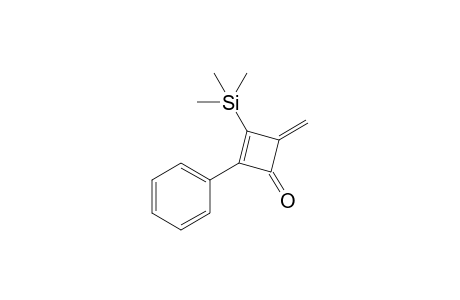 4-Methylene-2-phenyl-3-trimethylsilylcyclobuten-1-one