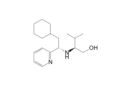 (2S)-2-[[(1S)-2-cyclohexyl-1-(2-pyridyl)ethyl]amino]-3-methyl-butan-1-ol