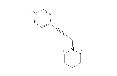 2,2,6,6-tetramethyl-1-[3-(4-methylphenyl)prop-2-ynyl]piperidine