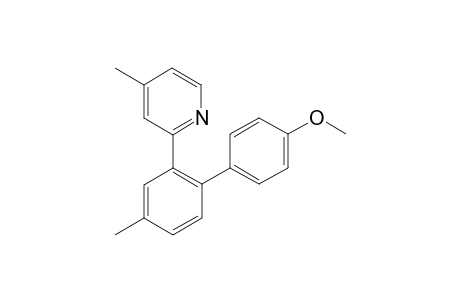 2-(4'-Methoxy-4-methyl-[1,1'-biphenyl]-2-yl)-4-methylpyridine
