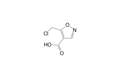 5-(Chloromethyl)-4-isoxazolecarboxylic acid