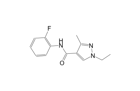 1-ethyl-N-(2-fluorophenyl)-3-methyl-1H-pyrazole-4-carboxamide
