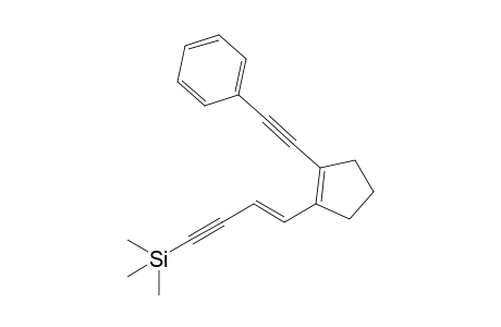 4-(Trimethylsilyl)-1-[2'-(phenylethynyl)-1'-cyclopentenyl]-1-buten-3-yne
