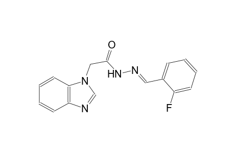 1H-benzimidazole-1-acetic acid, 2-[(E)-(2-fluorophenyl)methylidene]hydrazide