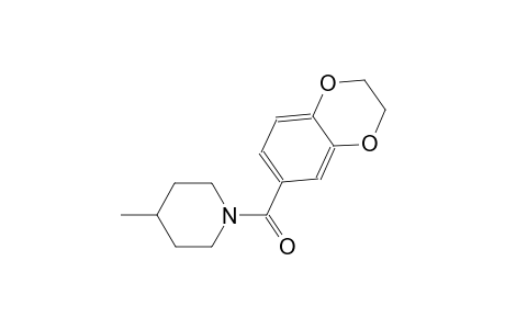 1-(2,3-dihydro-1,4-benzodioxin-6-ylcarbonyl)-4-methylpiperidine