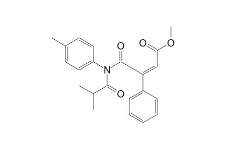 (Z)-Methyl 4-oxo-4-(N-p-tolylisobutylamido)-3-phenylbut-2-enoate