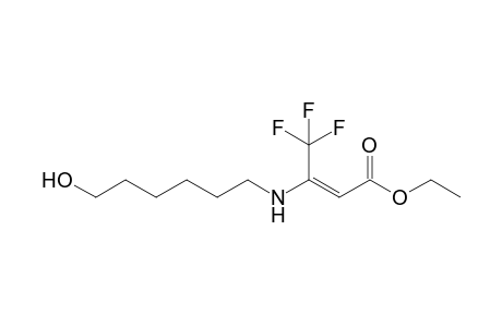 Ethyl 4,4,4-trifluoro-3-[(6'-hydroxyhexyl)amino]-but-2-enoate