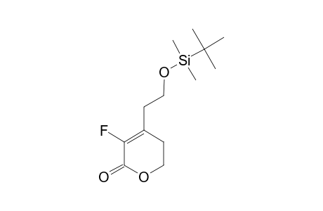 4-[2-(TERT.-BUTYLDIMETHYLSILANYLOXY)-ETHYL]-3-FLUORO-5,6-DIHYDROPYRAN-2-ONE