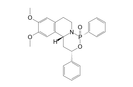(2S,4S,11bR)-9,10-dimethoxy-2,4-diphenyl-2,6,7,11b-tetrahydro-1H-[1,3,2]oxazaphosphinino[4,3-a]isoquinoline 4-oxide