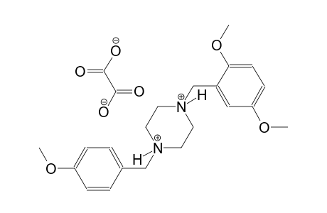 1-(2,5-dimethoxybenzyl)-4-(4-methoxybenzyl)piperazinediium oxalate