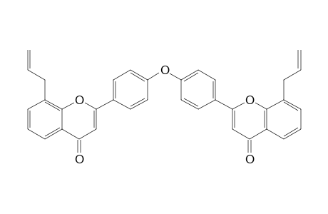 BIS-(4-(8-ALLYL-4H-4-OXO-CHROMEN-2-YL)-PHENYL)-ETHER