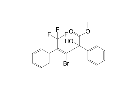 (E)-3-bromo-5,5,5-trifluoro-2-hydroxy-2,4-diphenyl-3-pentenoic acid methyl ester