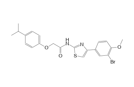 N-[4-(3-bromo-4-methoxyphenyl)-1,3-thiazol-2-yl]-2-(4-isopropylphenoxy)acetamide