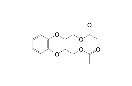 Acetic acid, 2-[2-(2-acetoxy-ethoxy)-phenoxy]-ethyl ester