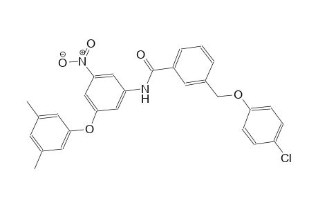 3-[(4-chlorophenoxy)methyl]-N-[3-(3,5-dimethylphenoxy)-5-nitrophenyl]benzamide