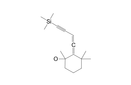 1,3,3-TRIMETHYL-2-[4-(TRIMETHYLSILYL)-BUT-1-EN-3-IN-1-YLIDENE]-CYCLOHEXANOL