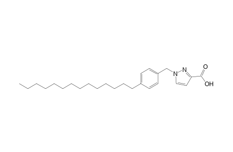 1-(4-Tetradecylbenzyl)-1H-pyrazole-3-carboxylic acid