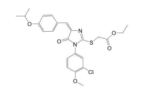acetic acid, [[(4E)-1-(3-chloro-4-methoxyphenyl)-4,5-dihydro-4-[[4-(1-methylethoxy)phenyl]methylene]-5-oxo-1H-imidazol-2-yl]thio]-, ethyl ester