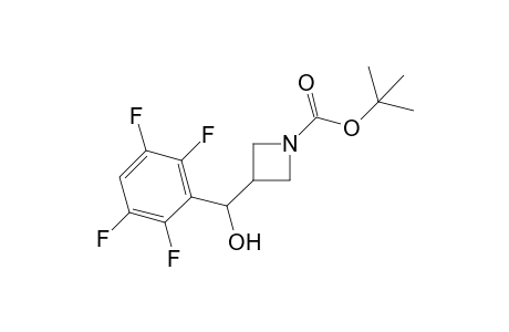 tert-butyl 3-[hydroxy(2,3,5,6-tetrafluorophenyl)methyl]azetidine-1-carboxylate