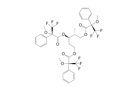 (2R,3R)-2-Methylpentane-1,3,5-triyl (S)-(-)-tris(methoxytrifluoromethylphenylacetate)