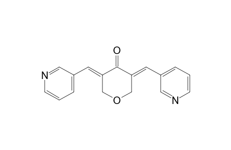 (3E,5E)-Tetrahydro-3,5-bis((pyridine-3-yl)methylene)pyran-4-one