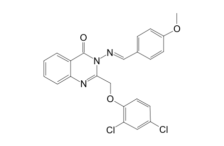 2-[(2,4-DICHLORO-PHENOXY)-METHYL]-3-(4-METHOXY-BENZYL-IDENEAMINO)-QUINAZOLIN-4(3H)-ONE