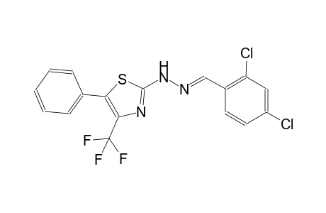 benzaldehyde, 2,4-dichloro-, [5-phenyl-4-(trifluoromethyl)-2-thiazolyl]hydrazone
