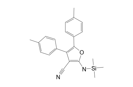 2-Amino-4,5-bis(4-methylphenyl)-3-furonitrile, tms derivative