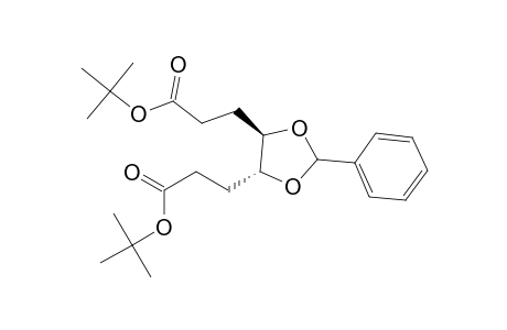 3-[(4R,5R)-5-(3-tert-butoxy-3-keto-propyl)-2-phenyl-1,3-dioxolan-4-yl]propionic acid tert-butyl ester