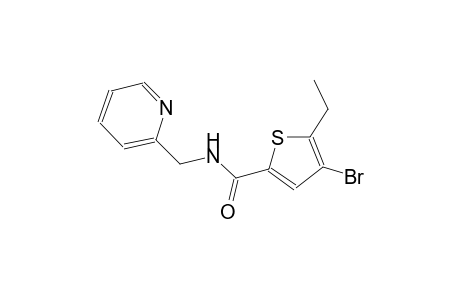 4-bromo-5-ethyl-N-(2-pyridinylmethyl)-2-thiophenecarboxamide