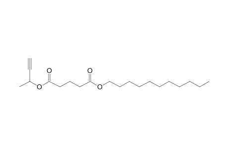 Glutaric acid, but-3-yn-2-yl undecyl ester