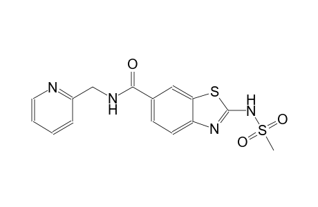 6-benzothiazolecarboxamide, 2-[(methylsulfonyl)amino]-N-(2-pyridinylmethyl)-