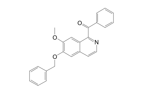 1-BENZOYL-6-BENZYLOXY-7-METHOXY-ISOQUINOLINE