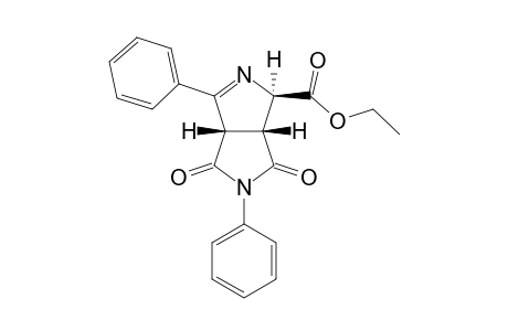 Ethyl 1,3a,4,6,6a-hexahydro-4,6-dioxo-3,5-diphenylpyrrolo[3,4-c]pyrrole-1-carboxylate